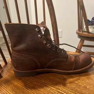 Red Wing Men’s Leather Iron Rangers 10.5